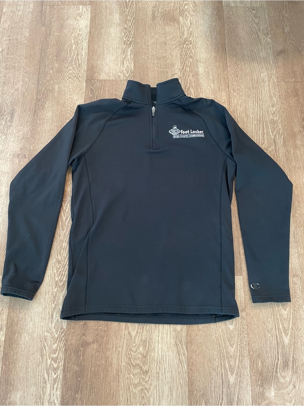 Champion Quarter Zip with Logo Trim